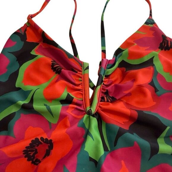 Sanctuary Savage Gardener Shirted Swimsuit Sz M Beach, Vacation, Pool - Picture 3 of 12
